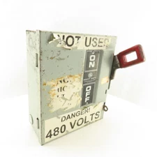 General Electric THN3361 600V 30A Non Fused Safety Disconnect Switch