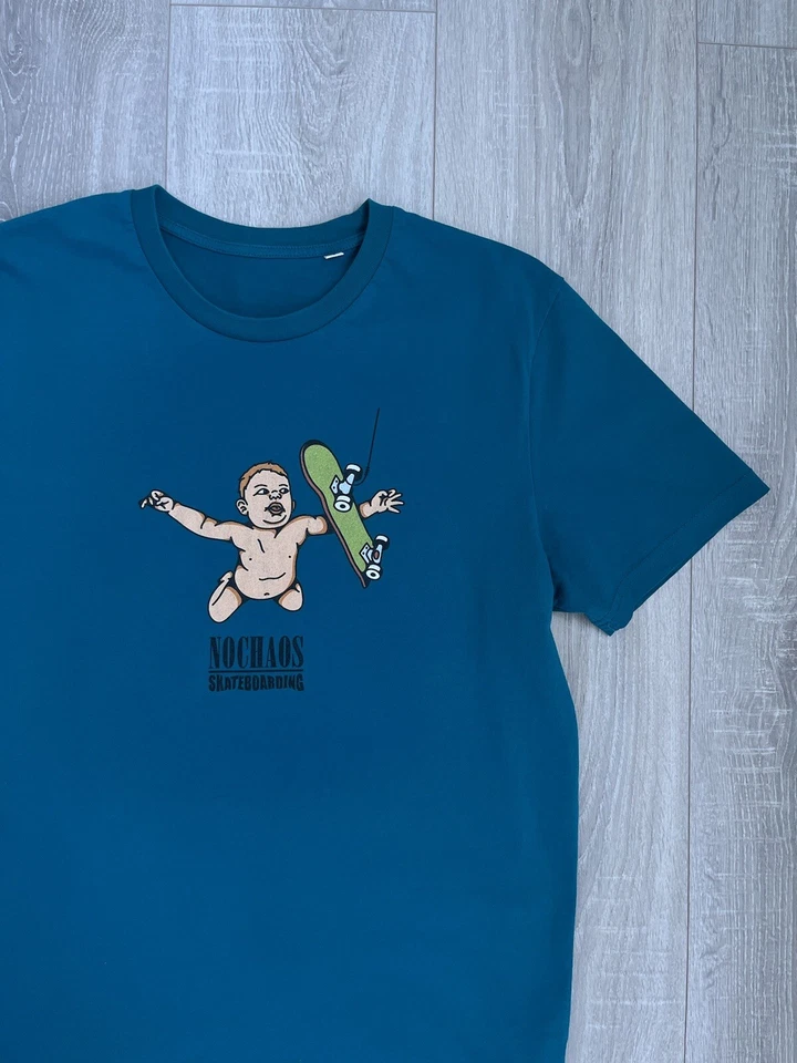 No Chaos Skateboarding Nevermind T Shirt Streetwear Big Logo Size M - Image 2 of 4