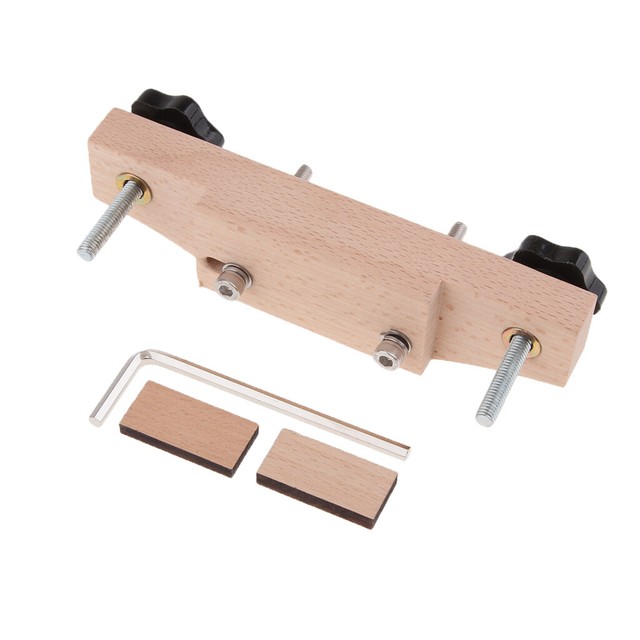 Solid Wood Acoustic Guitars Bridge Caul Clamps with Cork Gasket Set DIY