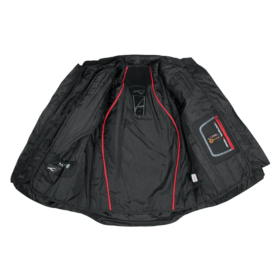 3 Capa térmica impermeable chaqueta Moto protectores CE extraíbles Touring - Imagen 2 de 4