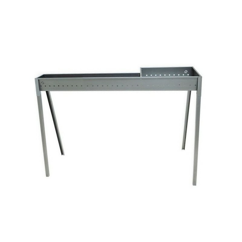 Canalina per arrosticini con barbecue Torino Grill 80+40 cm