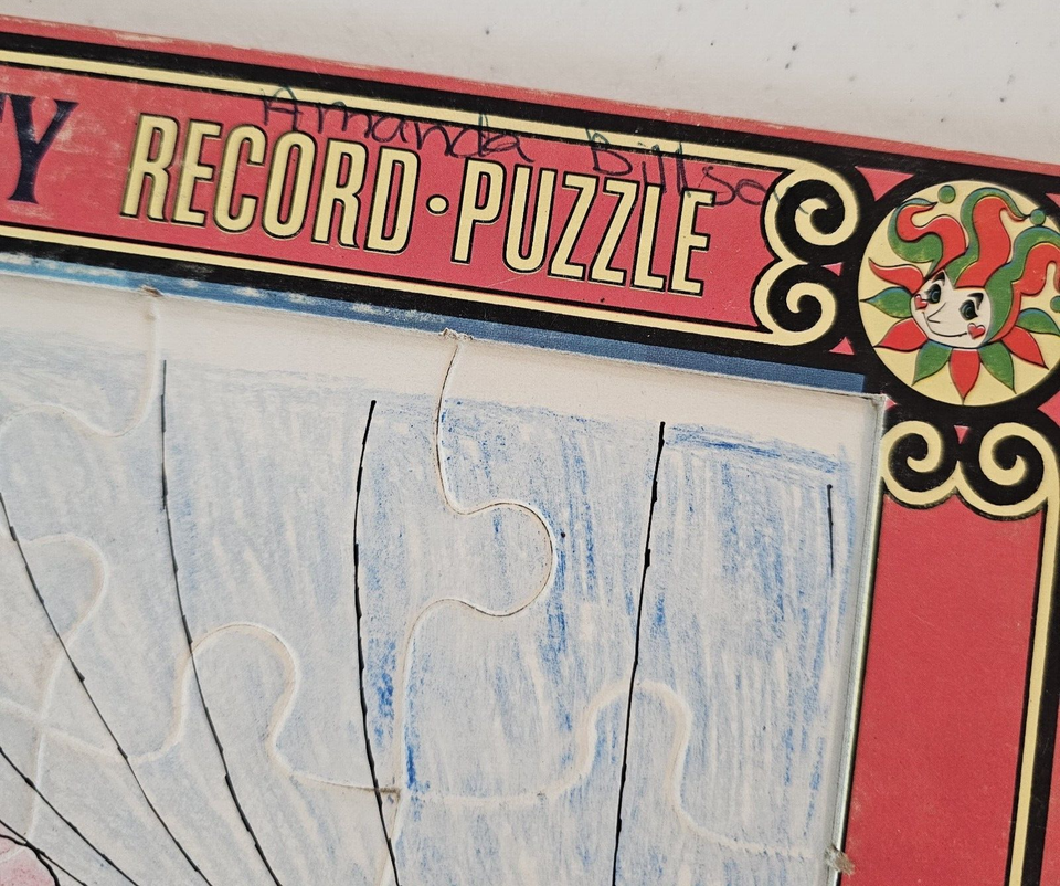 VINTAGE 33 RPM 12" Vinyl Record Sleeping Beauty Puzzle Storytime