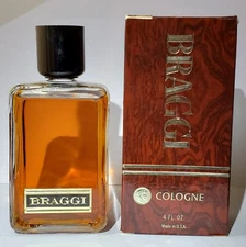 Vintage ~ Charles Revson BRAGGI Splash Cologne For Men ~ 4 fl oz ~ As Pictured