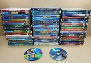Huge Lot Of 57 Disney Classic Animated Dvd Movies Children Kids All Disney 3 Ebay