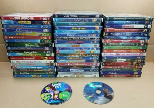 Huge Lot Of 57 Disney Classic Animated DVD Movies Children Kids ALL ...