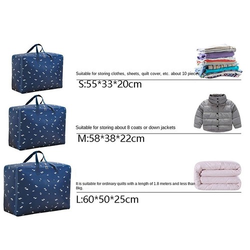 S/M/L Clothes Quilt Storage Bags Closet Organizer for Home Travel - Picture 2 of 9