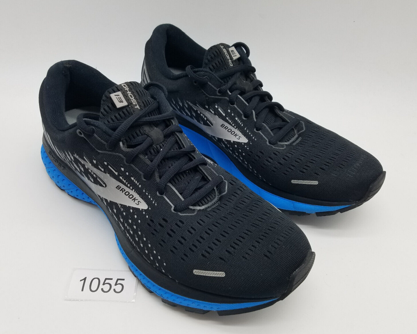Brooks Ghost 13 Men's Size 10 D (Medium) Running Shoes Black Blue *See