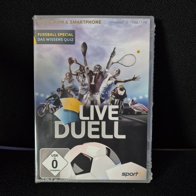 SPORT 1 LIVE DUELL Fussball Special Wissens Quiz Spiel Win XP/VISTA/7/8 NEU