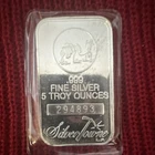 SilverTowne 5 oz .999 Fine Silver Bar - Total 5 oz - Bar Shape Bullion