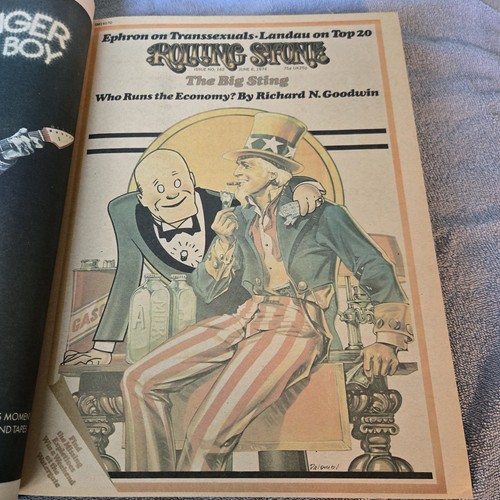 ROLLING STONE MAGAZINE BOUND VOLUME BOOK Issue 161-170 5/23/74 thru 9/26 1974 - Picture 3 of 17