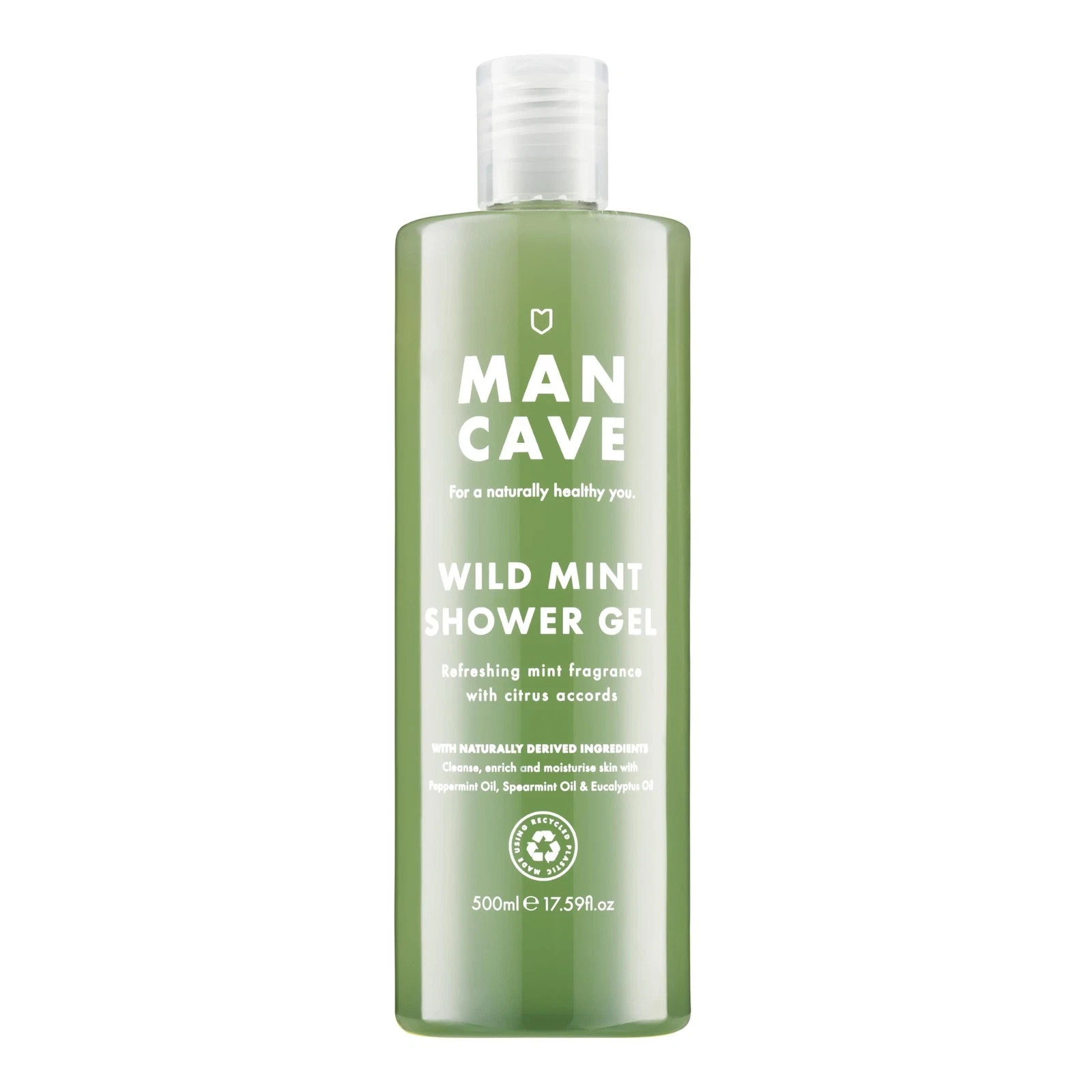 ManCave Wild Mint Shower Gel 500ml Energising and Fresh Aroma. Brand new. Gift! - Image 3