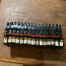 15 Federal Pacific 20 Amp 1 Pole Type NC Circuit Breaker FPE 1/2" thin Stab-Lok