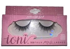 Ioni 3D Faux Mink Lashes Natural Doll Strip Reusable False Eyelash Extensions