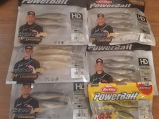 One Lot of 20 Assorted Jordan Lee 4.6" and 4" Berkely Hollow Belly Swim Baits