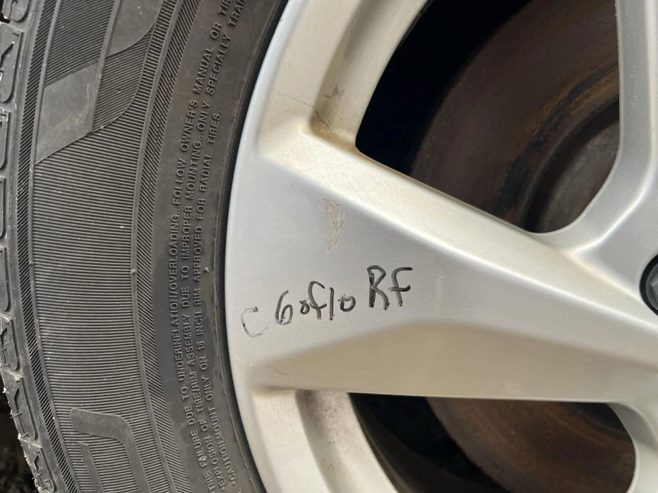 Wheel 18x7 Alloy 5 Angled Spoke Fits 19-23 AUDI Q3 197235 - Image 2 of 4