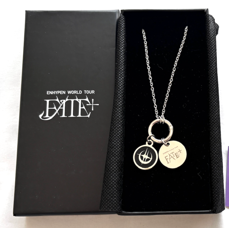 ENHYPEN WORLD TOUR FATE+ PLUS IN SEOUL Official Necklace No
