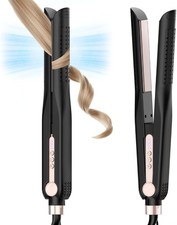 SKIMI Airflow Styler, Titanium Flat Iron Hair Straightener, Professional Curling