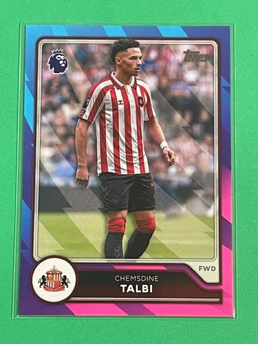 2026/27 TOPPS PREMIER LEAGUE FLAGSHIP PARALLEL CHEMSDINE TALBI SUNDERLAND 242