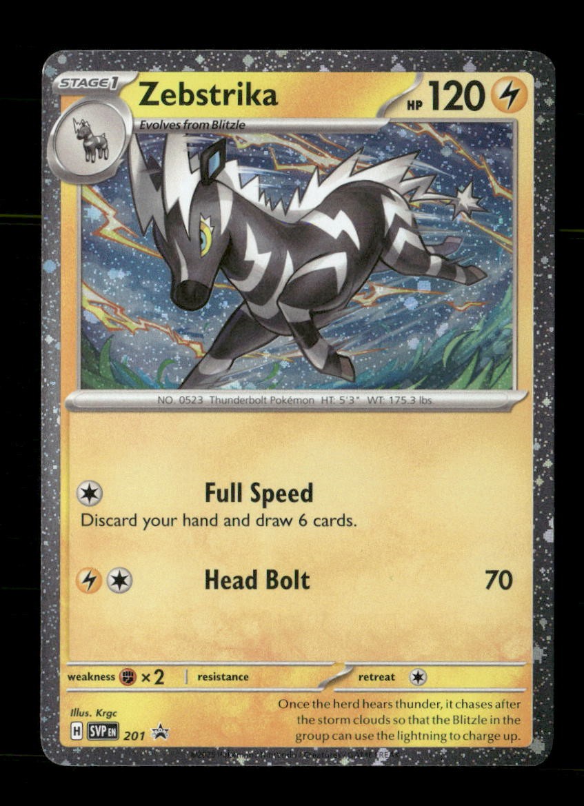 Zebstrika (Cosmos Holo) 201 Holo Scarlet & Violet Promo NM/M Pokemon