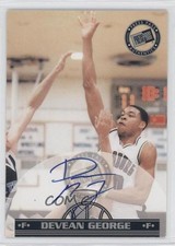 1999 Press Pass Authentics Auto Devean George (Being Defended) Auto 0b9