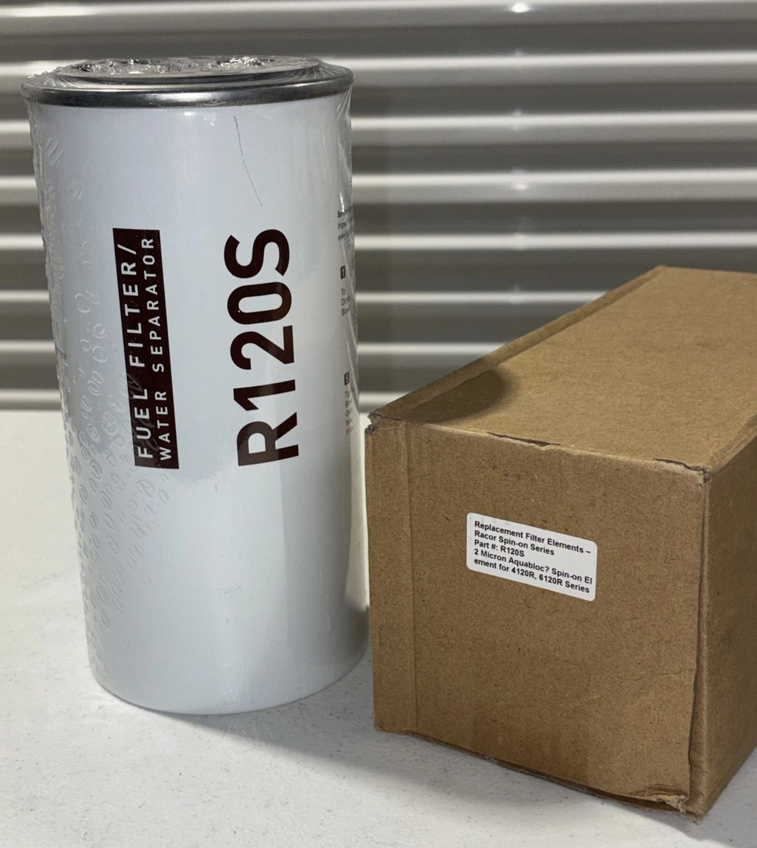 Fuel Filters/Water Separator R120S Racor Spin-On photo 1