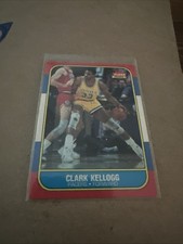 1986-87 Fleer Clark Kellogg #58 Indiana Pacers