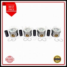 SET 4 PISTONI E ANELLI MOTORE DIESEL LAND ROVER RANGE ROVER EVOQUE 2.0 204DTA