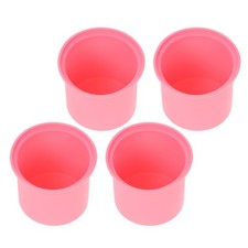 4 piezas soportes de fusión de cera para calentadores inserción de olla de silicona forro reutilizable