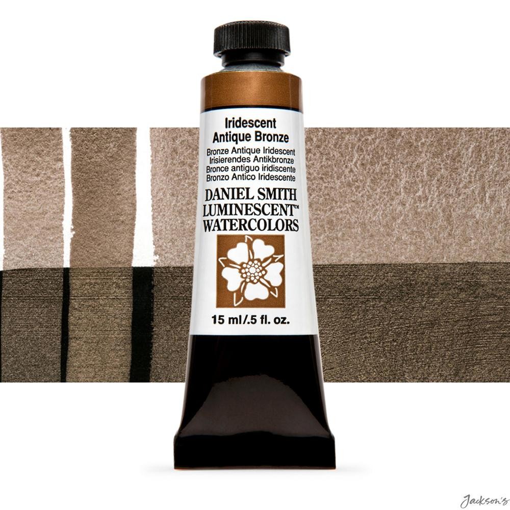Daniel Smith Luminescent Watercolour Paint Tube 15ml Iridescent Antique Bronz...