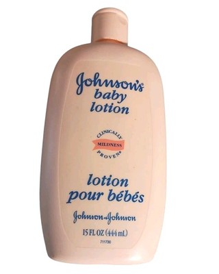 Vintage Johnsons Baby Lotion Original Formula 15 oz/444ml Pink Sealed 2002