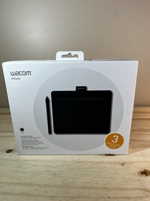 New Wacom Intuos Small Black Graphics Drawing Creative Pen Tablet CTL4100/K0-AX
