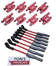 Msd 33829 Spark Plug Wires Ignition Coils Chevy Gm Ls2 Ls3 Ls4 Ls7 Ls9 D510c