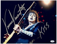 KISS Vinnie Vincent Signed Autographed 11x14 Photo Exact Proof ACOA Witness ITP