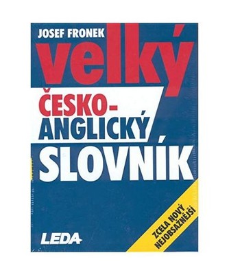 Comprehensive Czech-English Dictionary, Fronek, Josef