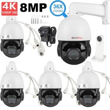 For Hikvision 8MP 36x Zoom POE PTZ  IP Camera Auto Tracking Security Camera LOT