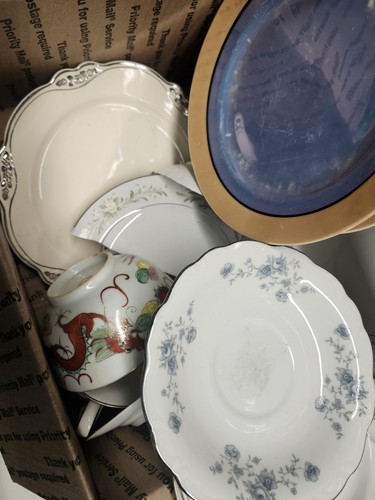 7+ lbs Mosaic Supplies Broken Chipped Porcelain Fine China Art Materials - Picture 4 of 6
