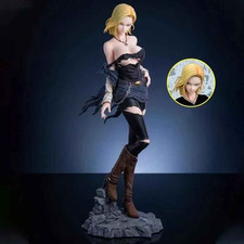 Android 18 C18 Sexy Dragon Ball Z Figurine Statue Tenue Déchirée Waifu C-18 DBZ