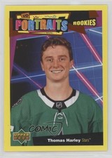 2020-21 Upper Deck UD Portraits Rookies Gold /99 Thomas Harley #P-66 a3q
