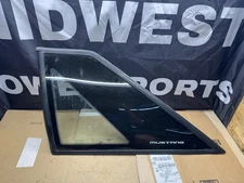 87-93 Ford Mustang Quarter Window Glass DRIVERS Side HATCHBACK OEM Carlite GT LX