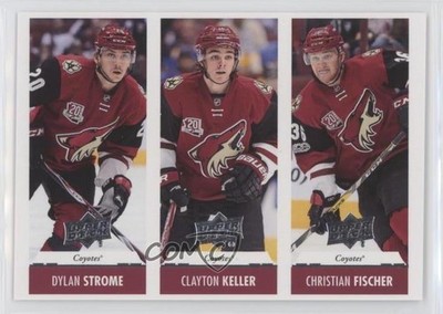 2017 Upper Deck Team Triples Dylan Strome Clayton Keller #TT-ARI Rookie RC eu5
