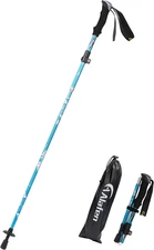 Lightweight Collapsible Trekking Pole - 7075 Aluminum Adjustable Walking Stick f
