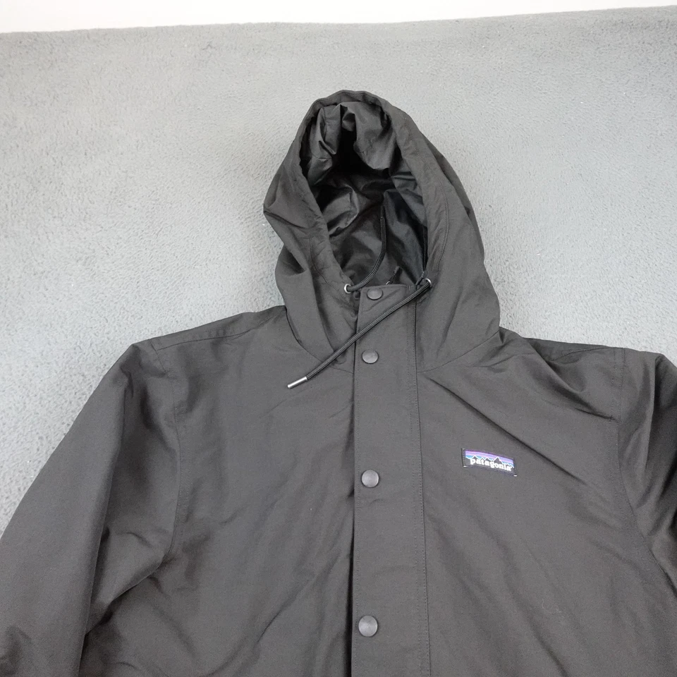 Patagonia Isthmus Jacket Mens Small Black Hooded 3 In 1 Winter Parka - Image 4 of 4