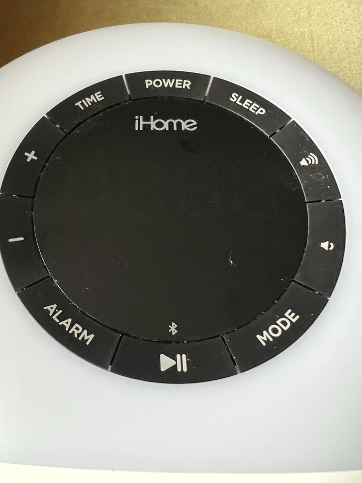 iHome Sunrise Alarm Clock Radio w Bluetooth Speaker Color Changing Lamp- iBT32W - Image 3 of 4