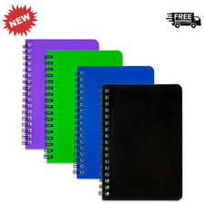 4 Pack Spiral Pocket Notebook 4.2x6.1 Small Notepad Mini Notebook for Notes