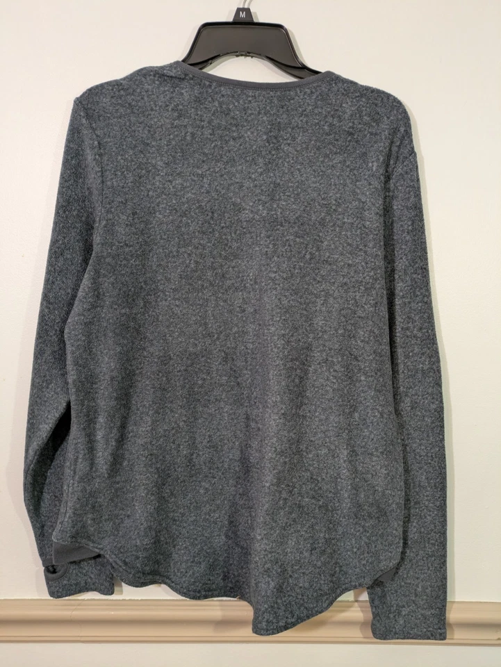 Top de manga larga Cuddl Duds para mujer XL gris polar Foto 3 de 4