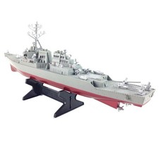 Plastic Destroyer Ornaments Military Ship Model Static Warship Military Model A