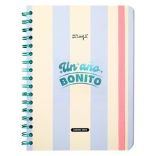 Calendario settimanale Mr. Wonderful con 8 fogli di adesivi e blocco note 