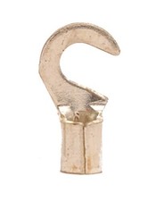 16-14 AWG Non-Insulated 10 Hook Terminal - Butted Seam 100/Pkg. 