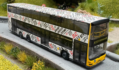 MAN Lions City DL - BVG Berlin ''B.Z. Berlins grösste Zeitung'' Rietze 1:87 NVP