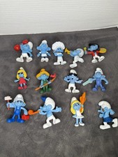 McDonald  s 2011 The Smurfs Movie Happy Meal Figures Big Lot Of 13 Toys